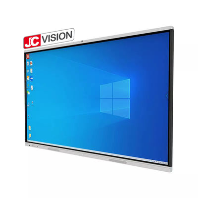 JCVISION ক্লাসরুম ডিজিটাল হোয়াইটবোর্ড 4K শিক্ষামূলক মাল্টি টাচ ইন্টারেক্টিভ হোয়াইটবোর্ড