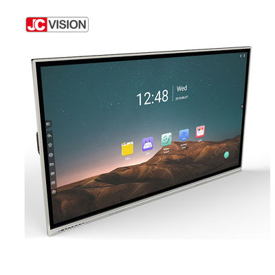 4K স্মার্ট 75 ইন্টারেক্টিভ ডিসপ্লে 20 পয়েন্ট OLED স্মার্ট ইন্টারেক্টিভ হোয়াইটবোর্ড শিক্ষার জন্য