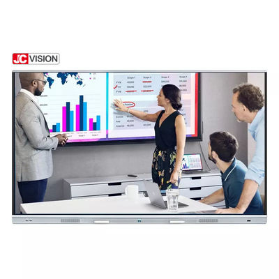 JCVISION ইন্টারেক্টিভ ফ্ল্যাট প্যানেল ৮৬ ইঞ্চি স্মার্ট ইন্টারেক্টিভ স্ক্রিন স্কুল কনফারেন্সের জন্য