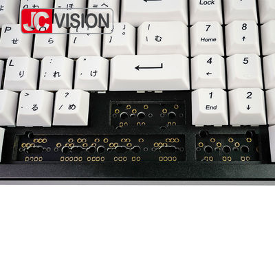 JCVISION 96 কী DIY মেকানিক্যাল কীবোর্ড অ-হট স্যুইচযোগ্য প্রোগ্রামযোগ্য পিসিবি সমর্থন করে ANSI