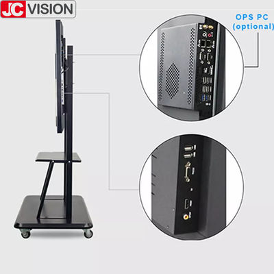 JCVISION কনফারেন্স এলসিডি স্মার্ট ইন্টারেক্টিভ হোয়াইটবোর্ড এন্টি গ্লেয়ার গ্লাস Eshare I7 ভিডিও