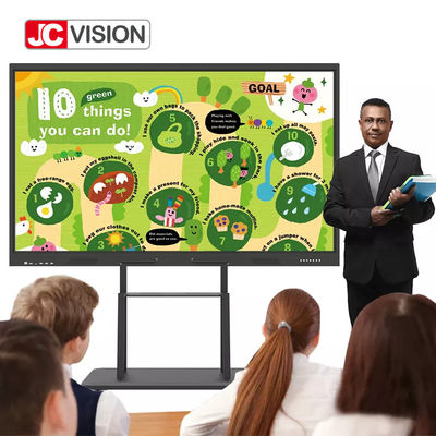 JCVISION 55 - 110 ইঞ্চি 4 কে আল্ট্রা স্মার্ট এডুকেশন বোর্ড 4 + 64 গিগাবাইট অ্যান্ড্রয়েড 110