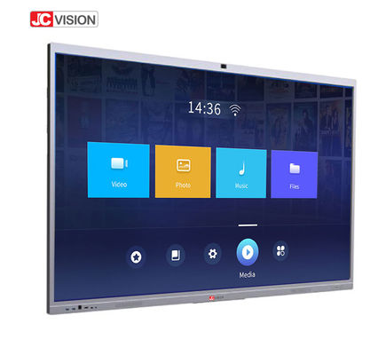 অ্যান্ড্রয়েড অপারেটিং সিস্টেমের সাথে JCVISION ক্লাসরুম ইন্টারেক্টিভ স্মার্টবোর্ড 86 ইঞ্চি