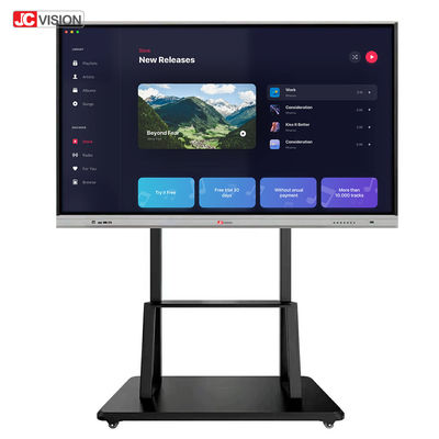 JCVISION 55 ইঞ্চি অ্যান্ড্রয়েড স্মার্ট ইন্টারেক্টিভ হোয়াইটবোর্ড শিক্ষা ক্লাসরুমের শিক্ষকতার জন্য
