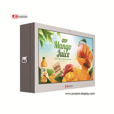 JCVISION 65' আউটডোর ওয়াটারপ্রুফ ডিজিটাল সিগনেজ ওয়াল মাউন্ট LCD ডিসপ্লে