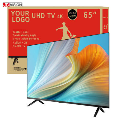 JCVISION LED LCD Full Flat Screen TV 55 ইঞ্চি স্মার্ট 4k টিভি OEM অ্যান্ড্রয়েড ওয়াইফাই