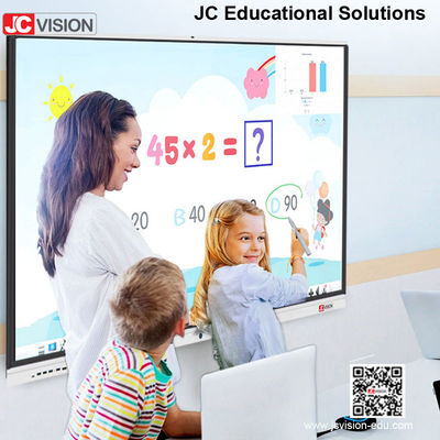 JCVISION ইন্টারেক্টিভ স্মার্ট বোর্ড অল-ইন-ওয়ান সলিউশন কলরুম শিক্ষণ আইআর টাচ