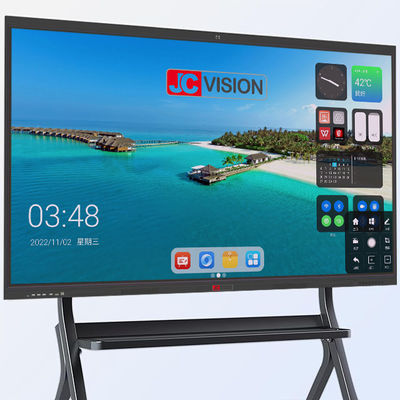 JCVISION 85 86 ইঞ্চি ইন্টারেক্টিভ স্মার্ট বোর্ড অল-ইন-ওয়ান সলিউশন আইআর টাচ