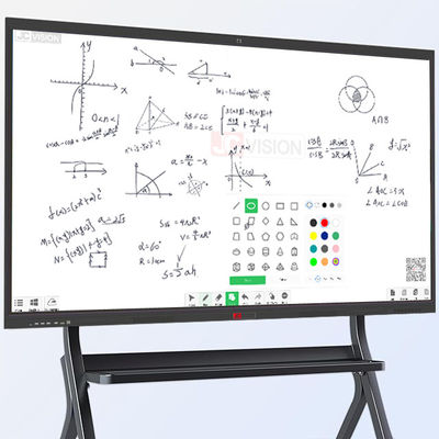 JCVISION 75 ইঞ্চি Android 13.0 ইন্টারেক্টিভ ফ্ল্যাট প্যানেল 15W*2 স্টেরিও LED ব্যাকলাইট