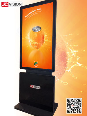 JCVISION অ্যান্ড্রয়েড 128GB ডিজিটাল সিগনেজ ডিসপ্লে ফ্লোর স্ট্যান্ড & সিলিং হ্যাংিং ডিজাইন