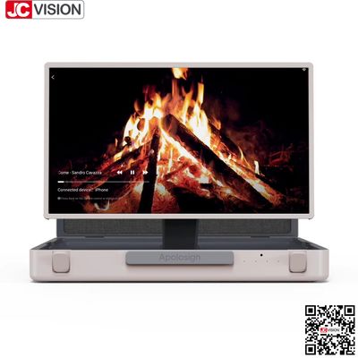 JCVISION 27" ব্রিফকেস মনিটর টাচ স্ক্রিন Android 12 সিস্টেম স্মার্ট স্ক্রিন স্যুটকেস