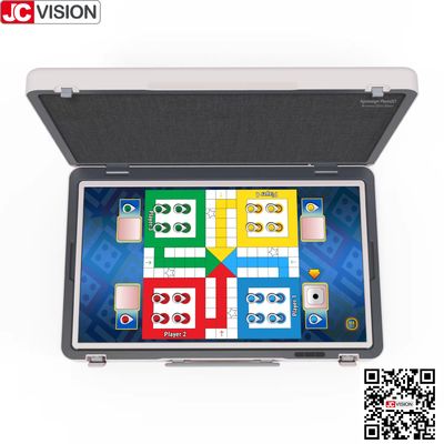 JCVISION 27" ব্রিফকেস মনিটর টাচ স্ক্রিন Android 12 সিস্টেম স্মার্ট স্ক্রিন স্যুটকেস