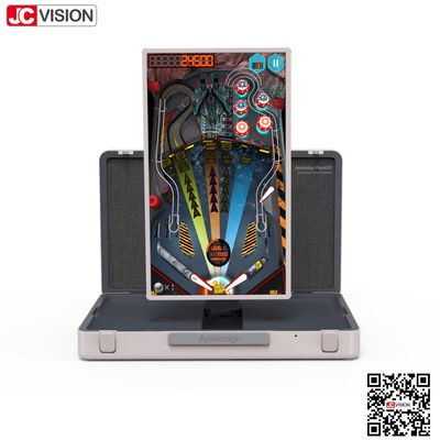 JCVISION 27" ব্রিফকেস মনিটর টাচ স্ক্রিন Android 12 সিস্টেম স্মার্ট স্ক্রিন স্যুটকেস