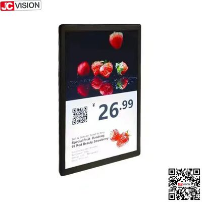 JCVISION 10.1-ইঞ্চি ডুয়াল স্ক্রিন প্রদর্শন পণ্য ইলেকট্রনিক মূল্য ট্যাগ, ডিজিটাল সাইন / টাচ স্ক্রিন