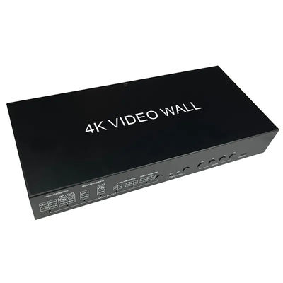 JCVISION 4K ভিডিও JCVISION ওয়াল HDMI2.0 ম্যাট্রিক্স ২ ইন ৪ আউট, ২X২ ভিডিও ওয়াল আউটপুট স্ব-অভিযোজিত L/R অডিও আউটপুট সহ