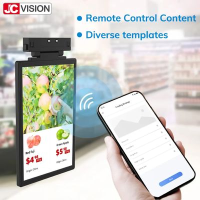 JCVISION সহজে স্থাপনযোগ্য ডিজিটাল সাইনেজ ডিসপ্লে ইলেকট্রনিক শেলফ লেবেল এলসিডি ডিসপ্লে টিএফটি প্রযুক্তি