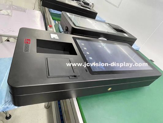 JCVISION 24 ইঞ্চি সেলফ সার্ভিস পেমেন্ট কিওস্ক টাচ স্ক্রিন ভিজ্যুয়াল এঙ্গেল 178°/178° 0C ₹50C পরিবেশের জন্য উপযুক্ত