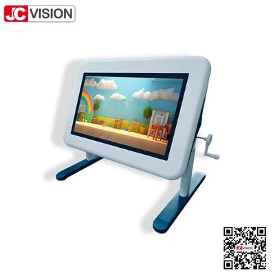 JCVISION অ্যান্ড্রয়েড ৩২" এলসিডি ডিসপ্লে ২০-পয়েন্ট টাচ স্ক্রিন উচ্চতা সমন্বিত শিক্ষামূলক টাচ টেবিল
