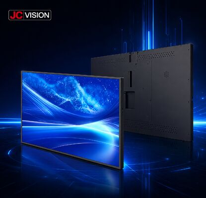JCVision 55 ইঞ্চি ইনডোর ডিজিটাল সিগনেজ ডিসপ্লে E-LED ব্যাকলাইট, প্রশস্ত দেখার কোণ, ওয়াল মাউন্ট লাইট বক্স খুচরা ও আতিথেয়তার জন্য (এইচডি -352 সি)