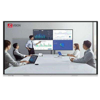 JCVISION 6.5ms ইন্টারেক্টিভ হোয়াইটবোর্ড দূরবর্তী শিক্ষার জন্য, 65 ইঞ্চি স্মার্ট বোর্ড প্যানেল