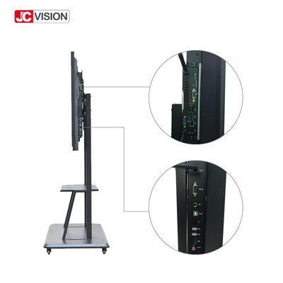 JCvision টাচ ইন্টারেক্টিভ ফ্ল্যাট প্যানেল প্রদর্শন ইন্টারেক্টিভ ইলেকট্রনিক হোয়াইটবোর্ড 55 "