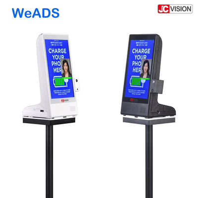 WiFi এলসিডি টাচ স্ক্রিন টেবিল টপ ডিজিটাল সাইনেজ তাপমাত্রা সনাক্তকরণ সহ