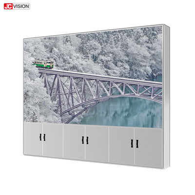 46 ইঞ্চি এলসিডি ভিডিও ওয়াল ডিসপ্লে 3.5 মিমি বেজেল 500nit এলসিডি স্ক্রিন ওয়াল
