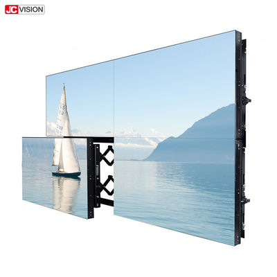 সুপার পাতলা 2x2 ভিডিও ওয়াল মনিটর, 4K এলসিডি ওয়াল মাউন্ট শপিং মল ডিজিটাল সাইন ইন