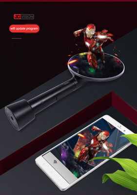 হ্যান্ড 3D হলোগ্রাফিক ডিসপ্লে 10cm 3D LED হলোগ্রাম ফ্যান ডিসপ্লে ফ্লোটিং ইমেজ