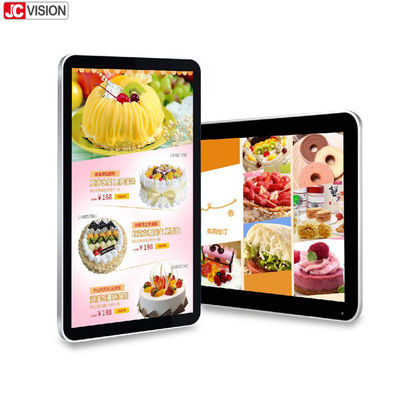 JCVISION 32 ইঞ্চি ইনডোর ডিজিটাল সাইনেজ ডিসপ্লে ওয়াল মাউন্টেড এলসিডি বিজ্ঞাপন প্লেয়ার