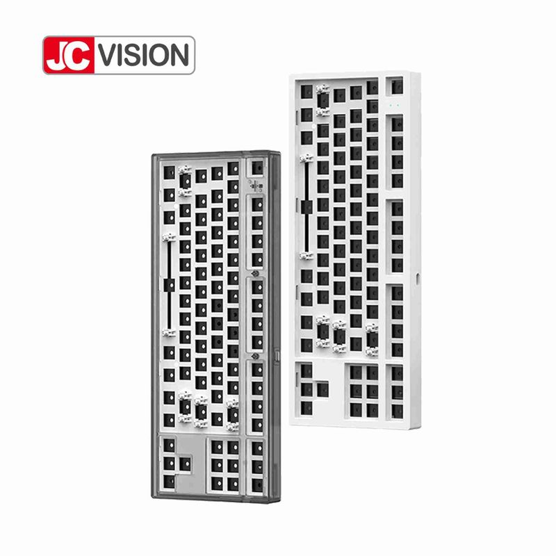 JCVISION টাইপ সি মেকানিক্যাল এফএল ই-স্পোর্টস কীবোর্ড ৮৭টি কী কাস্টম আরজিবি সুইচ এলইডি