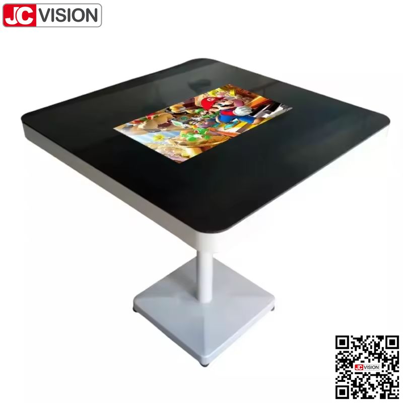 JCVISION 21.5 ইঞ্চি অর্ডার কফি শপ জলরোধী স্ক্রিন টাচ স্ক্রিন সঙ্গে ডিজিটাল গেম টেবিল