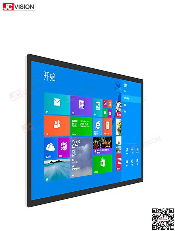 JCVISION 1080P 4K টাচ স্ক্রিন প্যানেল 32 42 50 55 65 ইঞ্চি টাচ স্ক্রিন ডিসপ্লে মনিটর ইন্টারেক্টিভ কিয়স্ক