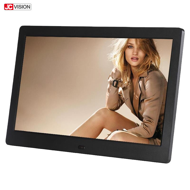 1920x1080 IPS স্ক্রিন সহ 10 ইঞ্চি ডিজিটাল ছবি ফ্রেম ডিজিটাল ফটো ফ্রেম, উজ্জ্বলতা নিয়মিত করা যায়, 1080P ভিডিও সমর্থন করে