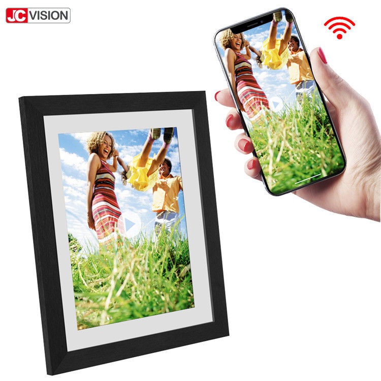 আইপিএস টাচ স্ক্রিন এইচডি ডিজিটাল ছবি ফ্রেম, ১৬জিবি এলসিডি ফটো ফ্রেম সাপোর্ট অ্যাপ ১০.১ ইঞ্চি