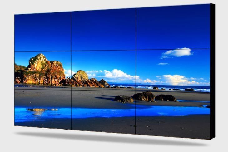 3.5mm বেজেল 500cd/m2 FHD এলসিডি প্যানেল Jcvision 46 ইঞ্চি 16.77M রঙ