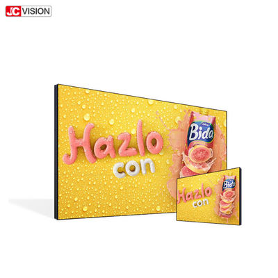 ৫৫ ইঞ্চি এলসিডি ভিডিও ডিসপ্লে, ব্যবসা কেন্দ্রের জন্য 500nit শূন্য বেজেল ভিডিও ওয়াল