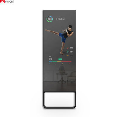 বডি বিল্ডিং 40 ইঞ্চি ম্যাজিক মিরর ওয়ার্কআউট স্মার্ট হোম জিম মিরর